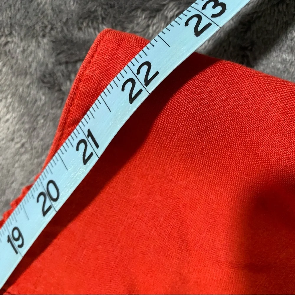 Kasper orange linen